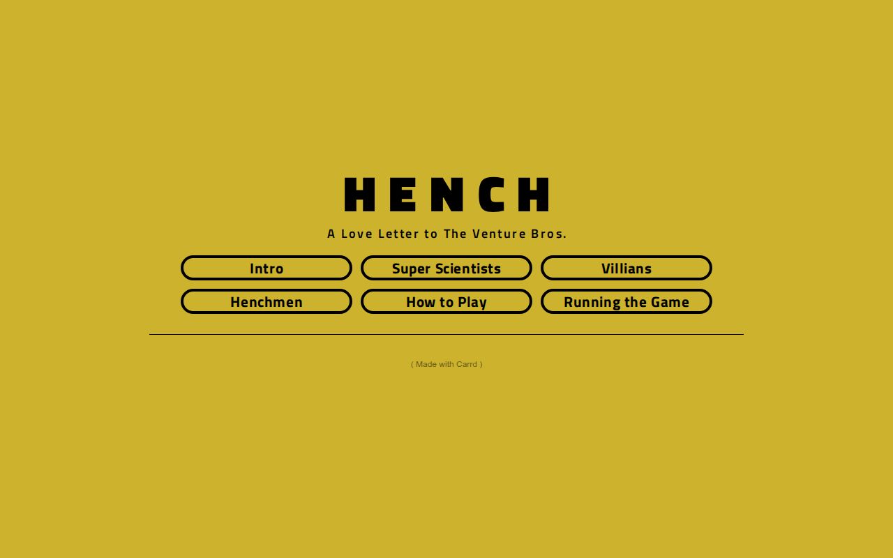 Carrd profile picture for @henchmen
